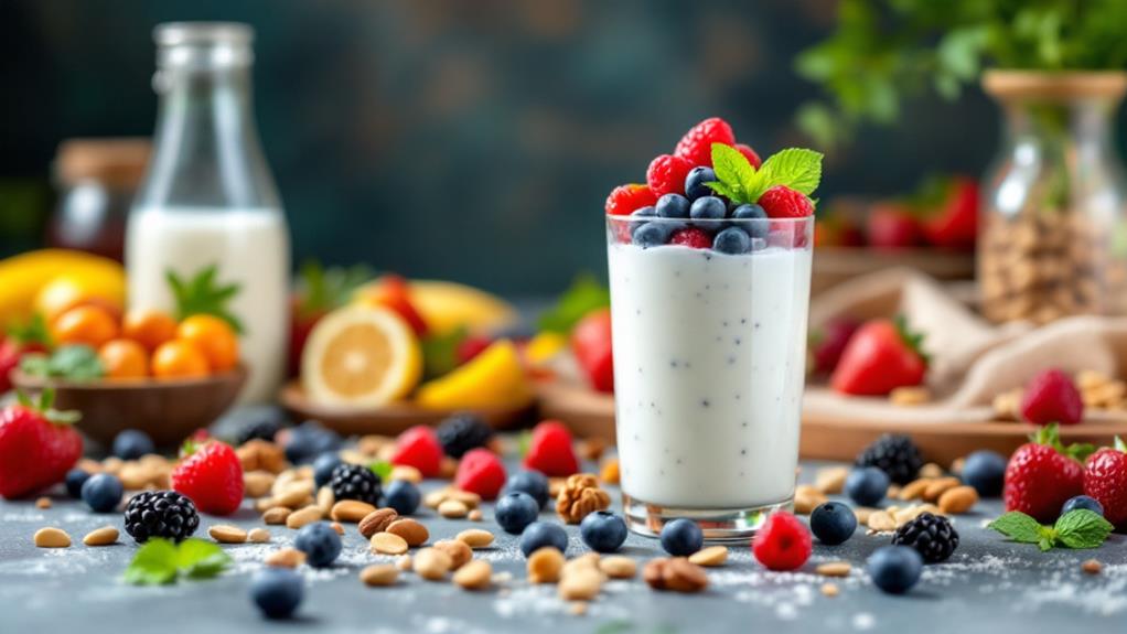 savoring probiotic rich kefir