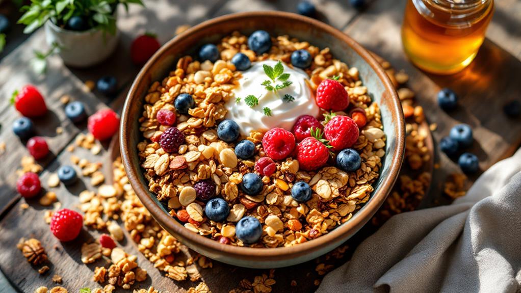 granola promotes balanced nutrition