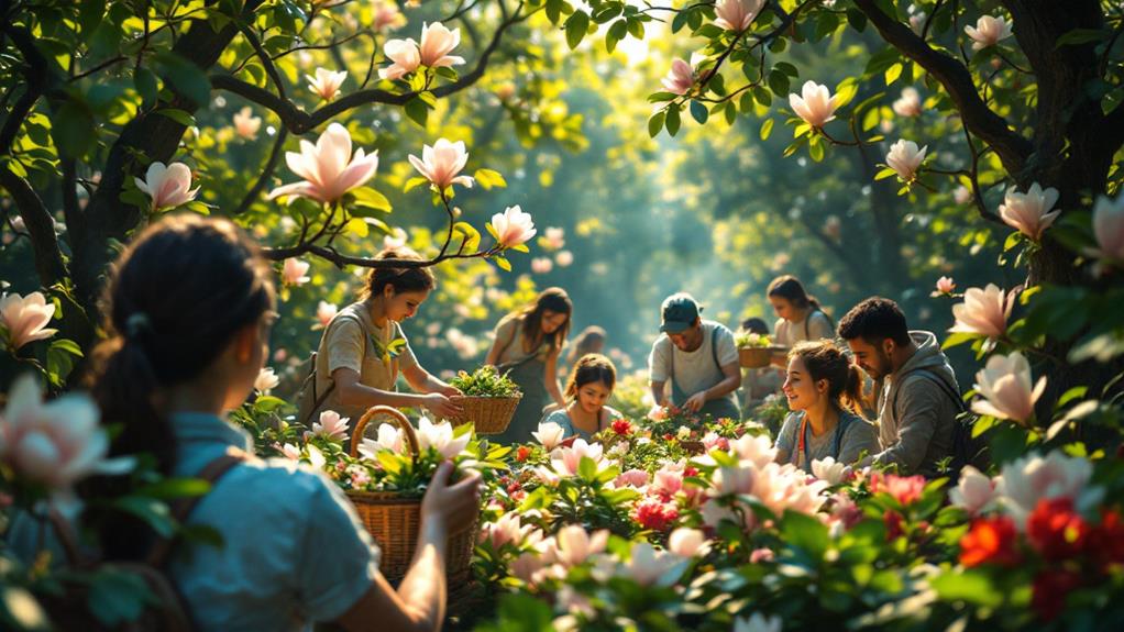 connecting through foraging networks