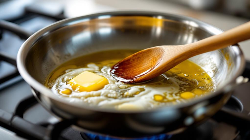 cooking with oil butter