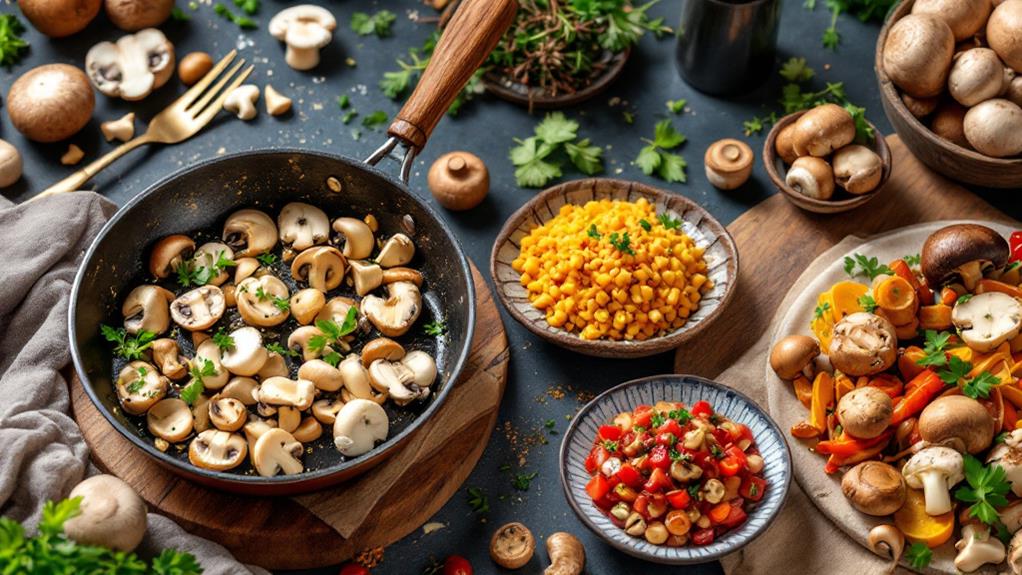 diverse mushroom cooking ideas