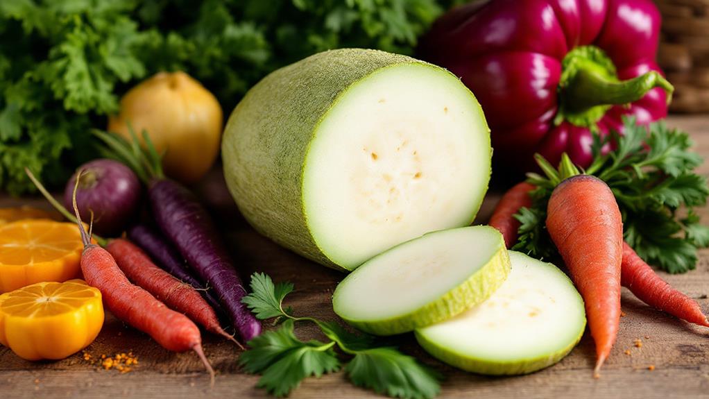 crunchy nutritious root vegetable