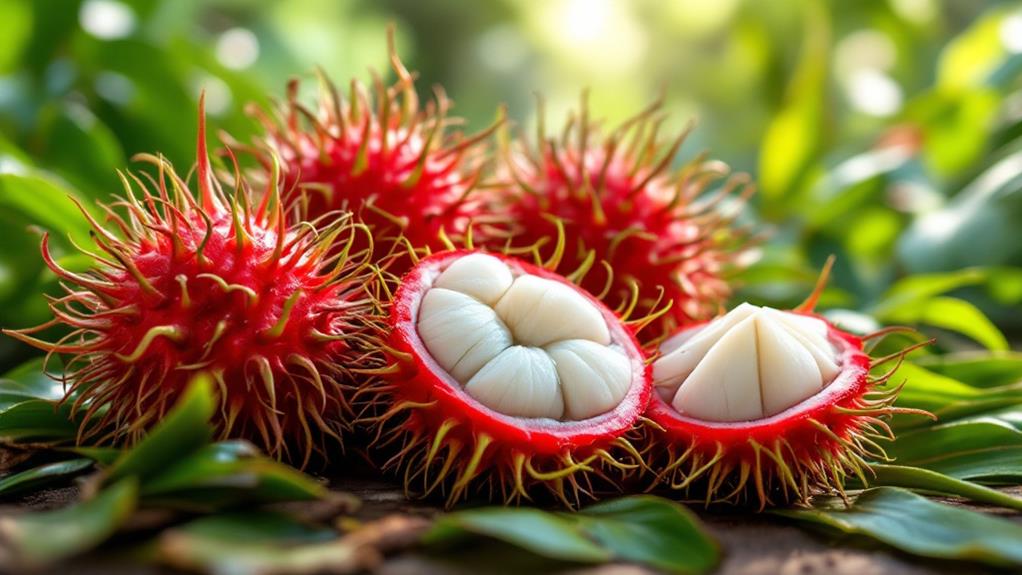tropical fruit with hair