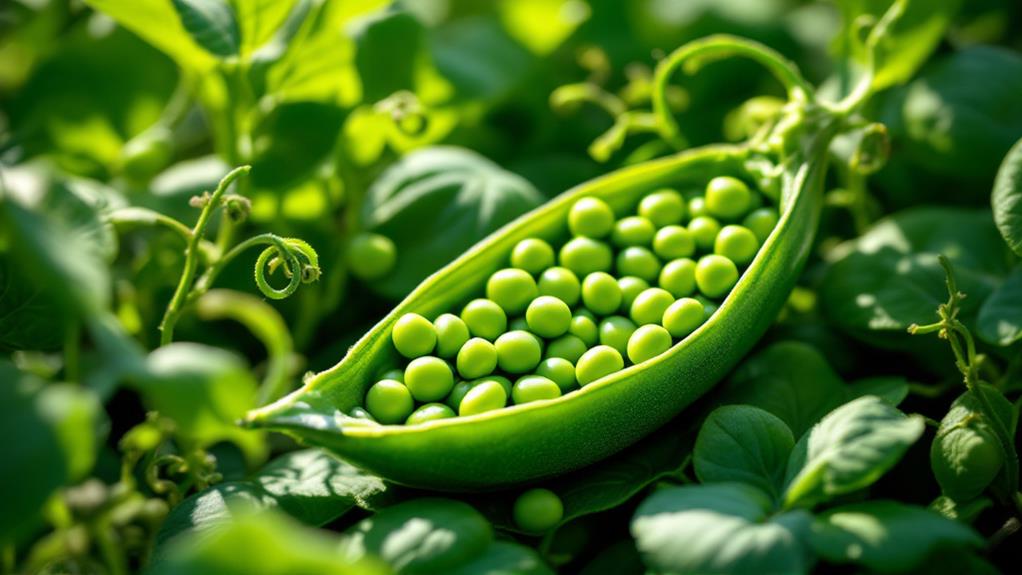 fresh green garden vegetables