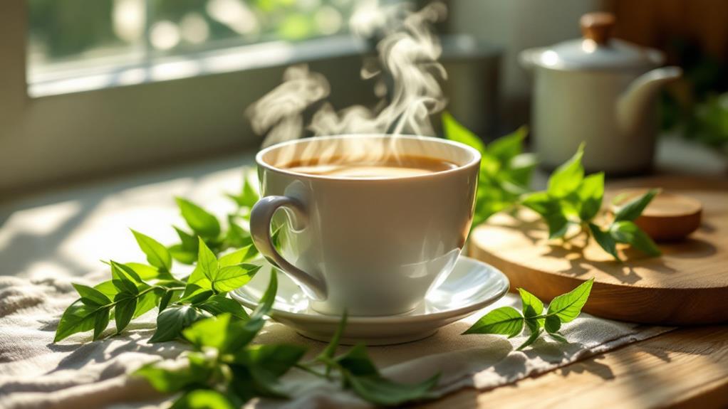 pandan tea brewing process