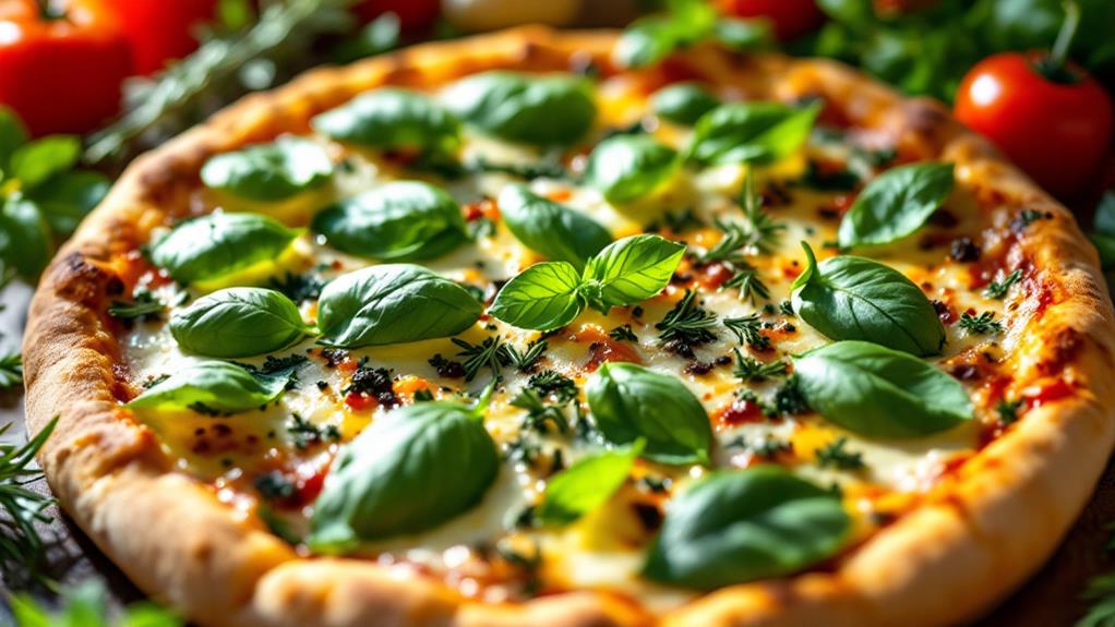 herbs enhancing food flavor