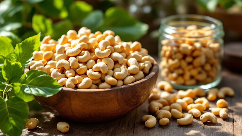 selecting and preserving cashews