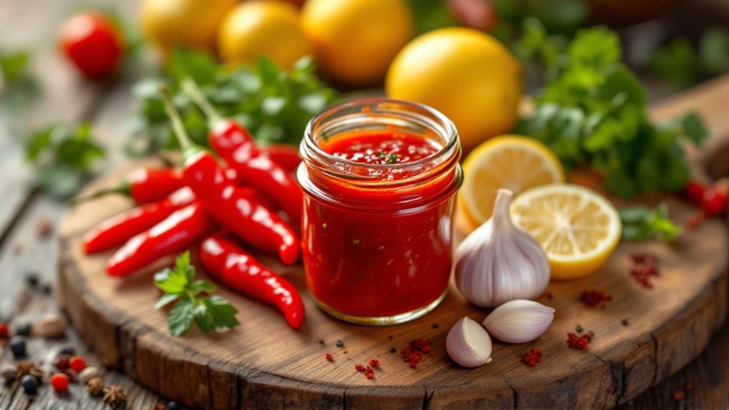 homemade spicy peri peri sauce