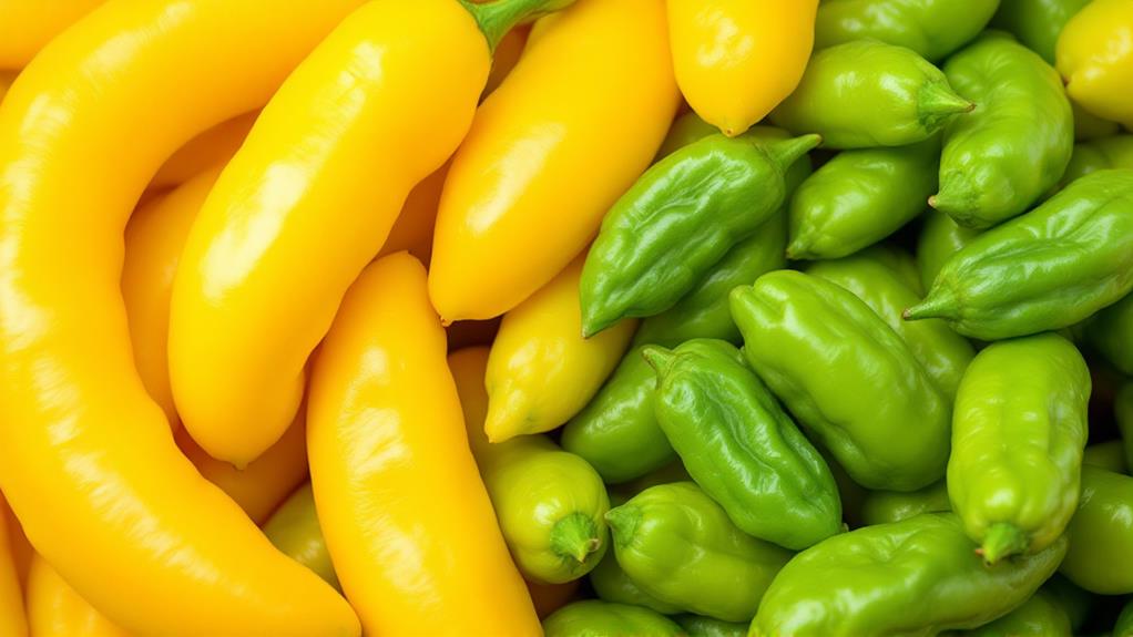 banana peppers versus pepperoncini