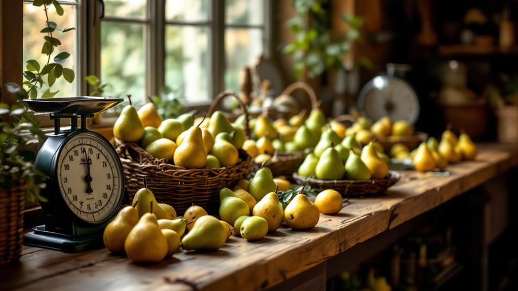 choosing and preserving pears