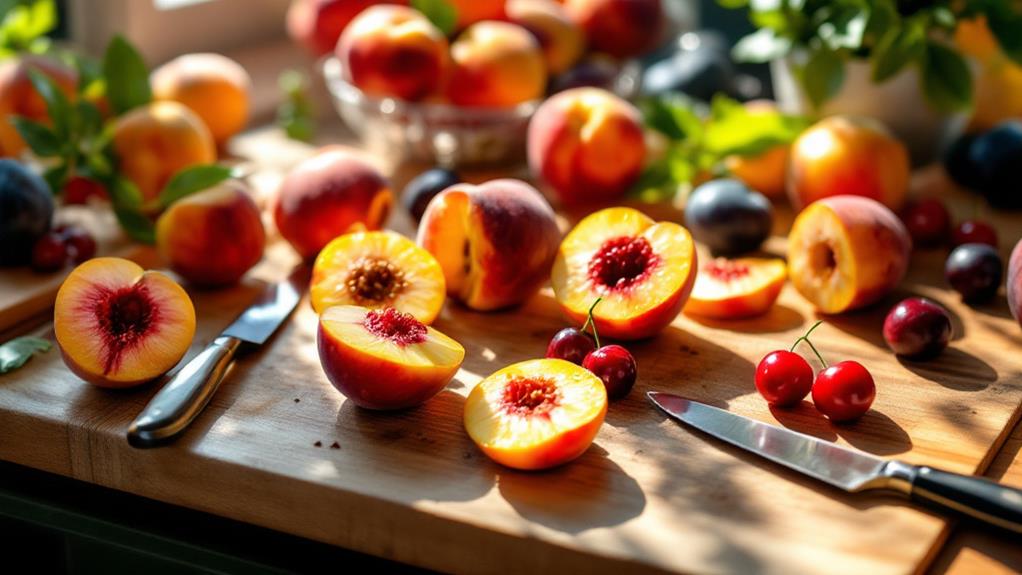 preparing your stone fruits