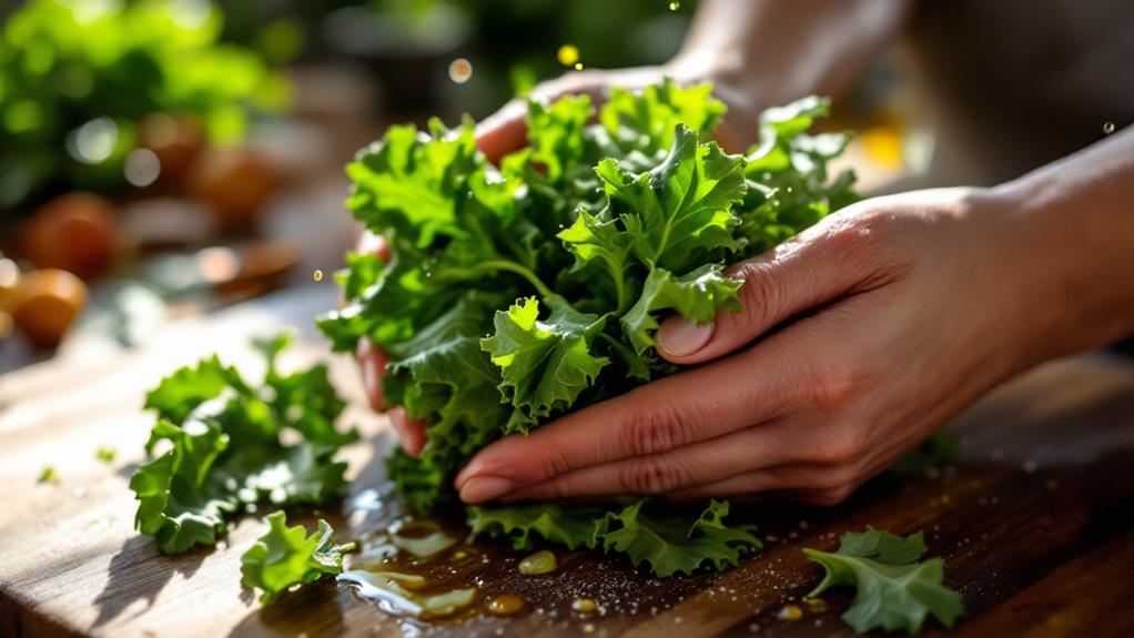 optimal kale massage timing