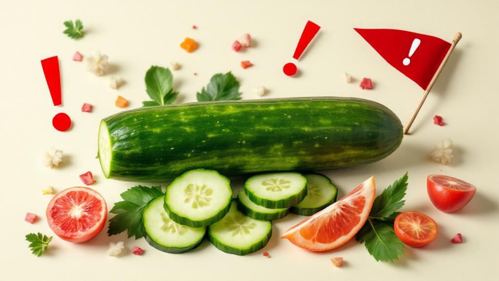 cucumber dietary restrictions advised