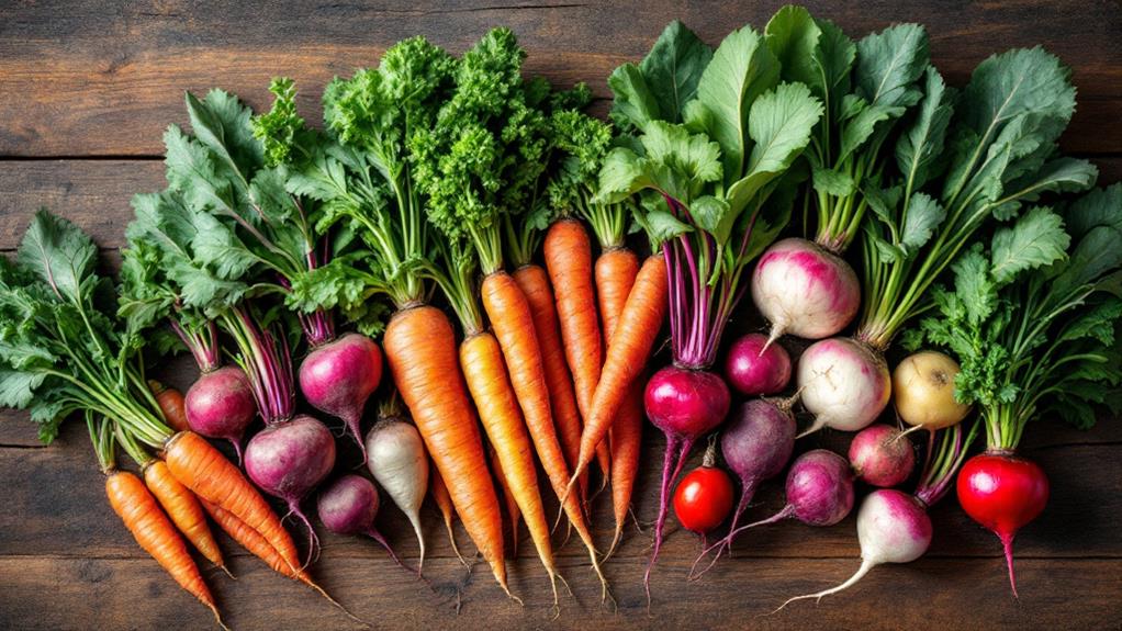diverse root vegetable exploration