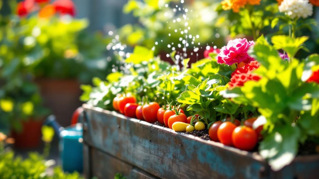 container plant watering methods