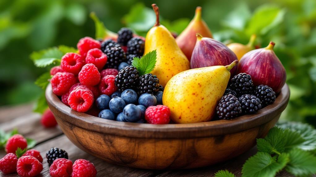 fiber rich fruit selection