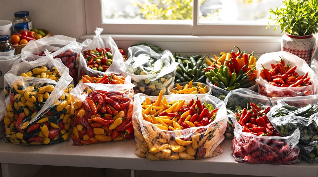 caution with spicy peppers