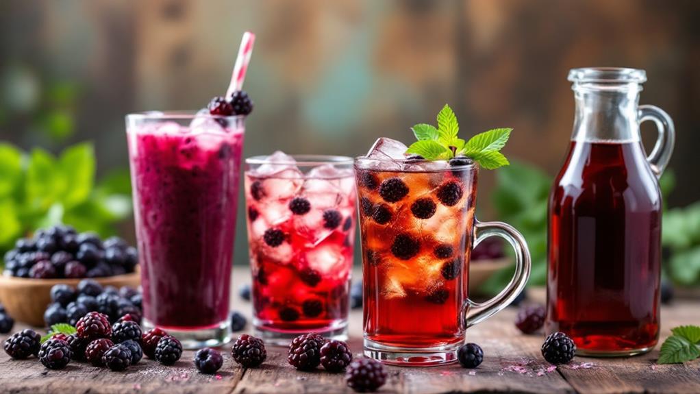 delicious boysenberry drinks available