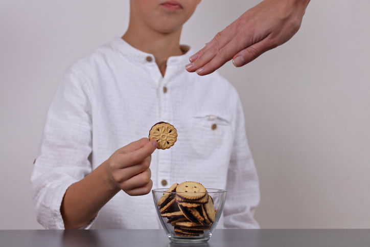 Kids sugar addiction concept. Way to Reduce Sugar in Child's Diet
