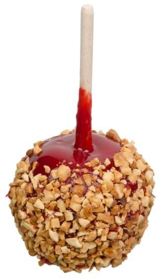 Caramel Apples with Stuffed Chocolate Peanut Butter