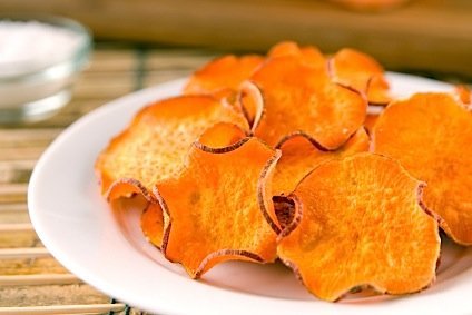 Make Your Own Microwave Sweet Potato Chips