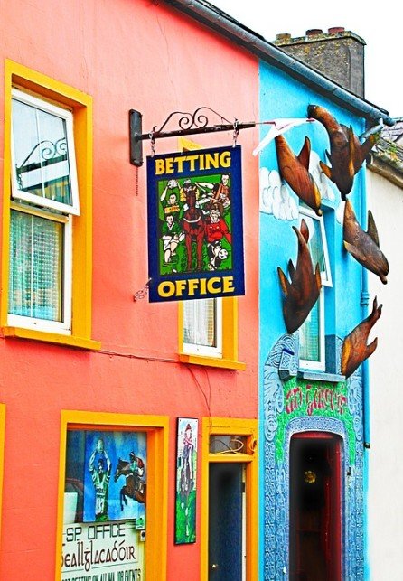an old betting office in Ireland