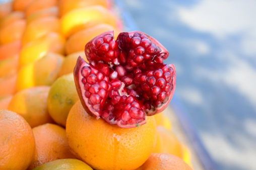 orange_fruit_pomegranate_juicy_seed