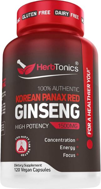 High potency Ginseng Capsules.