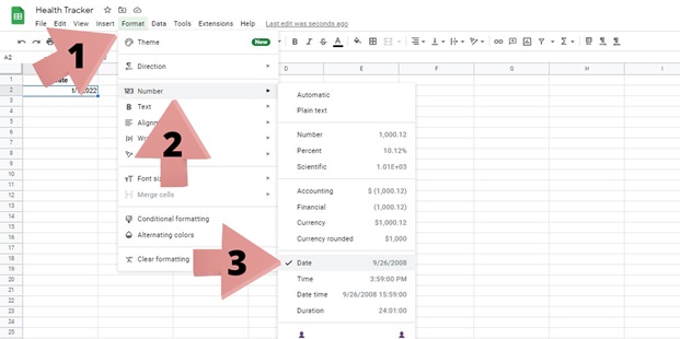 How to Build a Health Tracker Using Google Sheets
