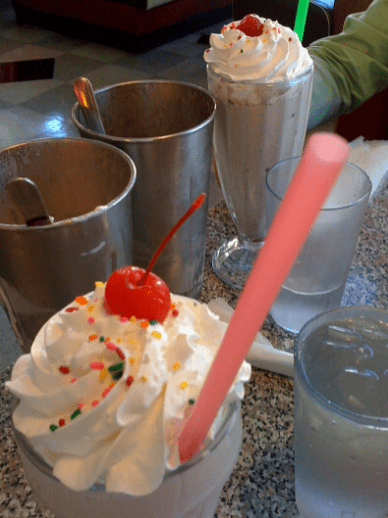 Two-milkshakes-with-toppings